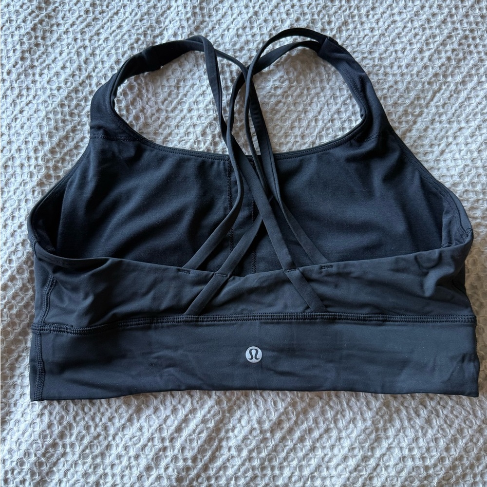 lululemon athletica Black Strappy Sports Bra